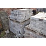 *PALLET IN EXCESS OF FIVE HUNDRED AND FIFTY SMOOTH SANDSTORM GREY PAVERS