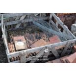 *CRATE CONTAINING APPROX ONE HUNDRED LADYWOOD BROSELEY ROOF TILES