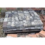 *PALLET OF APPROX SIXTY FIVE BLACK PAVERS