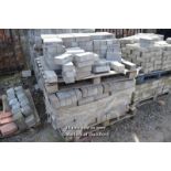 *PALLET IN EXCESS OF FOUR HUNDRED AND FIFTY SMOOTH SANDSTORM GREY PAVERS