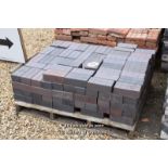 *PALLET OF APPROX ONE HUNDRED AND EIGHTY BLUE PAVING BRICKS