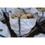 *LARGE BAG OF LIMESTONE WALLING STONE