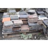 *PALLET OF APPROX ONE HUNDRED MIXED QUARRY TILES