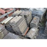 *PALLET OF APPROX EIGHTY FIVE MAINLY DOUBLE ROMAN CONCRETE MARLEY PAN, INCLUDING SOME RIDGE