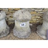 *COTSWOLD STONE BOLLARD, 470 HIGH