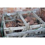 *CRATE CONTAINING APPROX EIGHTY MIXED HIP AND ROOF TILES