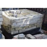 *PALLET IN EXCESS OF THREE HUNDRED AND FIFTY HEAVY DUTY GREY PAVERS