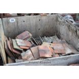 *CRATE CONTAINING A LARGE QUANTITY OF MIXED ROOF TILES