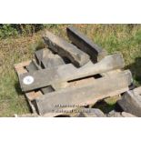 *PALLET OF APPROX EIGHT MIXED STONE SILLS, VARIOUS SIZES