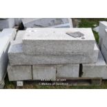 *PALLET OF MIXED CHINESE GRANITE CURVES/RADIUS CURVES, APPROX 6.5 LINEAR METRES