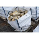 *LARGE BAG OF LIMESTONE WALLING STONE