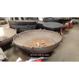 *VERY LARGE ORIGINAL CAST IRON FIRE BOWL, 1700 DIAMETER