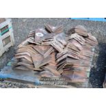 *PALLET OF APPROX EIGHTY MIXED HIP TILES