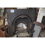 *DECORATIVE CAST IRON FIRE INSERT, 960 X 960