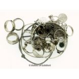 *Selection of mostly silver jewellery, gross weight 170.6 grams (Lot subject to VAT)