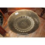 DECORATIVE BRASS BOWL, DIAMETER 780