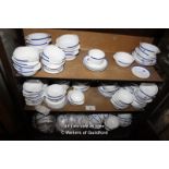 VERY LARGE QUANTITY OF WEDGWOOD RAF SOUP BOWLS, SAUCERS, ETC.
