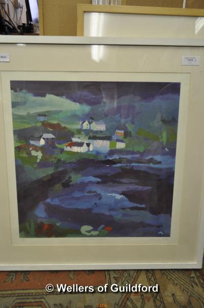 After Richard Tuff, 'Blue Harbour, Coverack', limited edition print 242/250, signed in pencil, 50