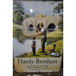 A reproduction enamel sign for Hardy Brothers, 70 x 50cm.