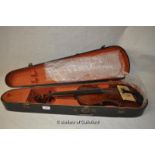 *Vintage violin, believed to be approximately 100 years old (Lot subject to VAT)