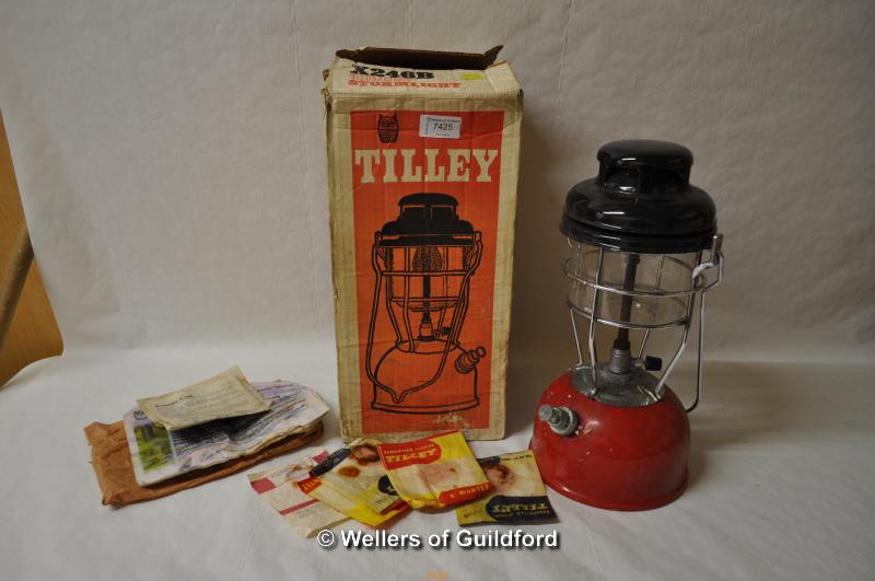 *Tilley storm lamp, with original manual and spare parts, in original box (Lot subject to VAT)