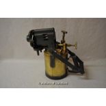 *Brass blow torch (Lot subject to VAT)