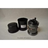 Curta Type II calculator by Contina Ltd Mauren, serial number 548110, with original cylindrical