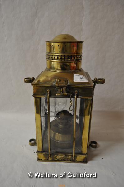 *Ship's cabin lantern by Davey & Co, London (Lot subject to VAT)