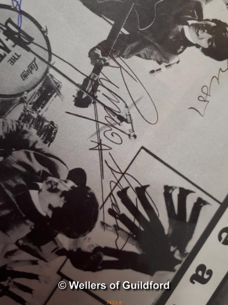 Beatles autographs: a loose magazine page entitled Beatles Take a Bow, signed by Ringo Starr, George - Image 9 of 10