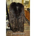 *Ladies Walter Schulz brown fur coat (Lot subject to VAT)