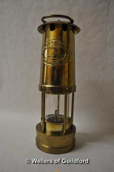 *E. Thomas & Williams miner's lamp (Lot subject to VAT)