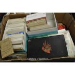 A quantity of postcards, booklets, invoices and other printed ephemera.