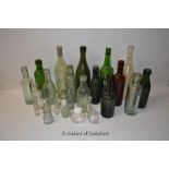 *Quantity of vintage glass bottles (Lot subject to VAT)