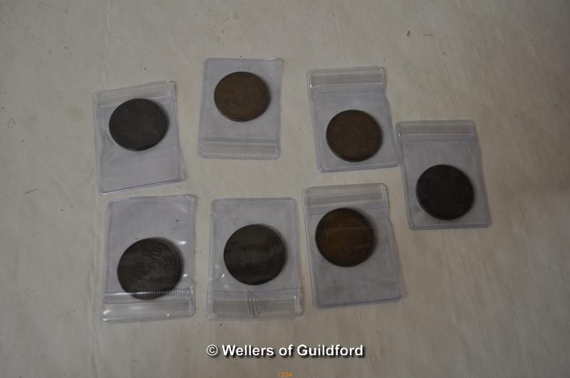 *Six coins - Victorian 1861 Jersey 1/13th of Shilling (Lot subject to VAT)