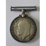 British War Medal named to 374878 Private W.C. White, 8th London Regiment. William Cyril White, died