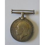 British War Medal named to 62127 Private H.B. Baldwin, Manchester Regiment. Good very fine