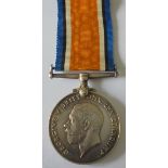 British War Medal named to Lieutenant W.J. Norris. Lieutenant William John Norris, Manchester