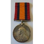 Queens South Africa Medal, no clasp to Private I. Vorster, Burghersdorp Town Guard. Awarded to