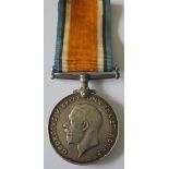 British War Medal named to G-10696 Private J.W. Harmer, The Queens. A couple of small edge-knocks,