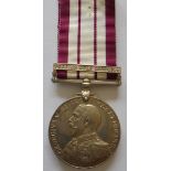 Naval General Service Medal 1915, Geo V, clasp Persian Gulf 1909-1914 to PLY.7838 Private R.