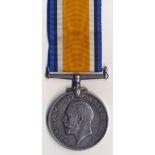 British War Medal, impressed to CAPT G.E.H.PALMER, who was a Canadian Expeditionary Force Officer.