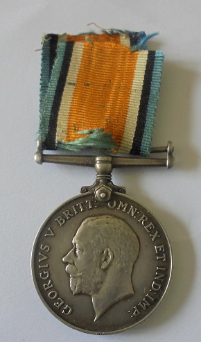 British War Medal named to 32681 Private F. Taylor, York and Lancaster Regiment. Killed on 17th