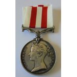 Indian Mutiny Medal, no clasp to Drummer D. McGuire, 29th Regiment. Daniel McGuire was born in