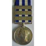 Egypt Medal, dated reverse, three clasps, Tel-El-Kebir, Suakin 1884 and El-Teb_Tamaai named to