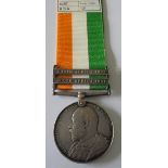 Kings South Africa Medal, two clasps, South Africa 1901 and South Africa 1902 named to 5267