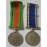 A Second World War London Blitz Police Officer’s long service pair awarded to Police Sergeant H.G.