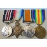 Lance Corporal J. Ritchie, 1st Gordon Highlanders. Military Medal, Geo V, named to S-8492 Lance