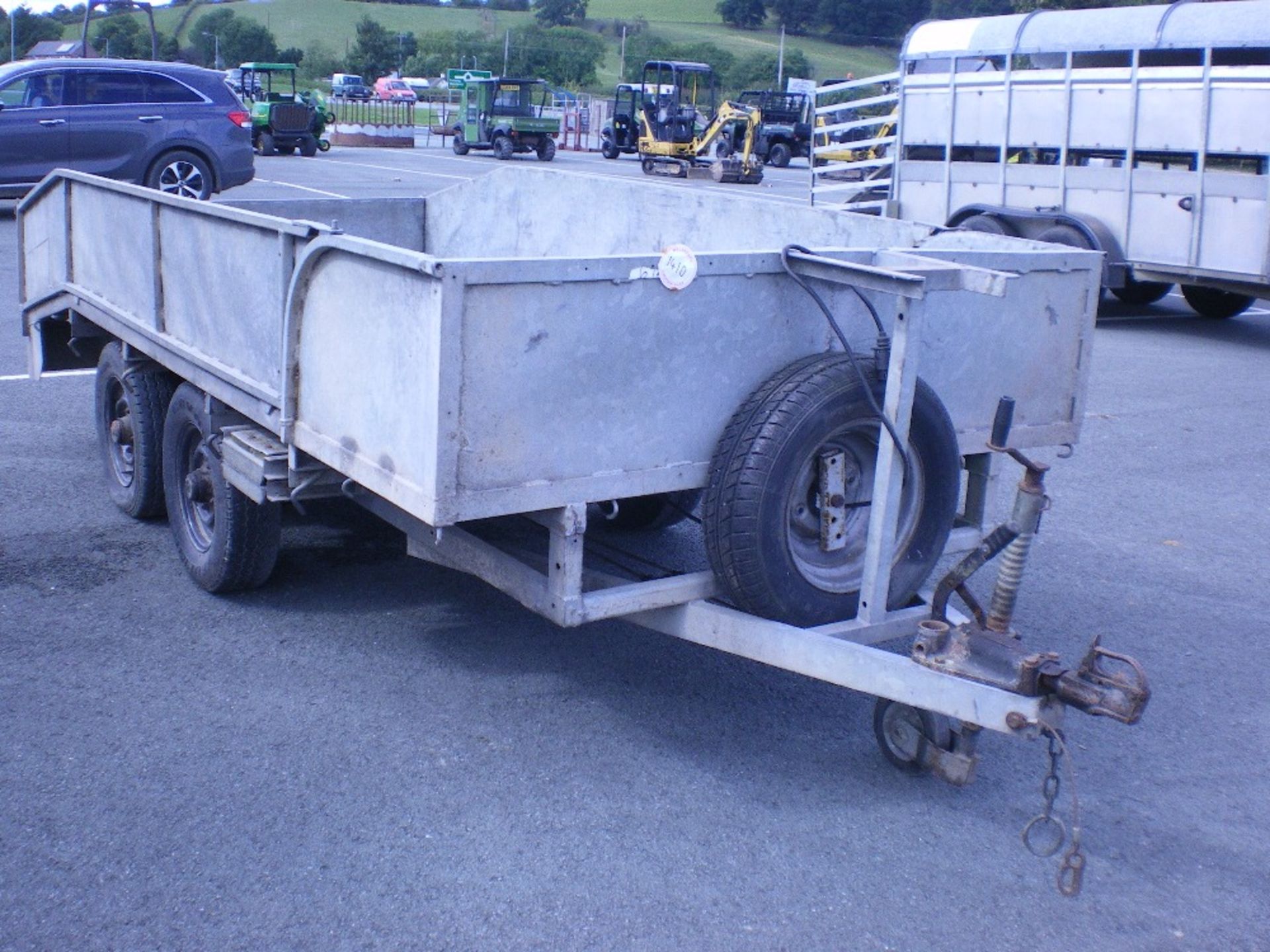 12FT PLANT TRAILER, RAMPS, LIGHTS & BRAKES