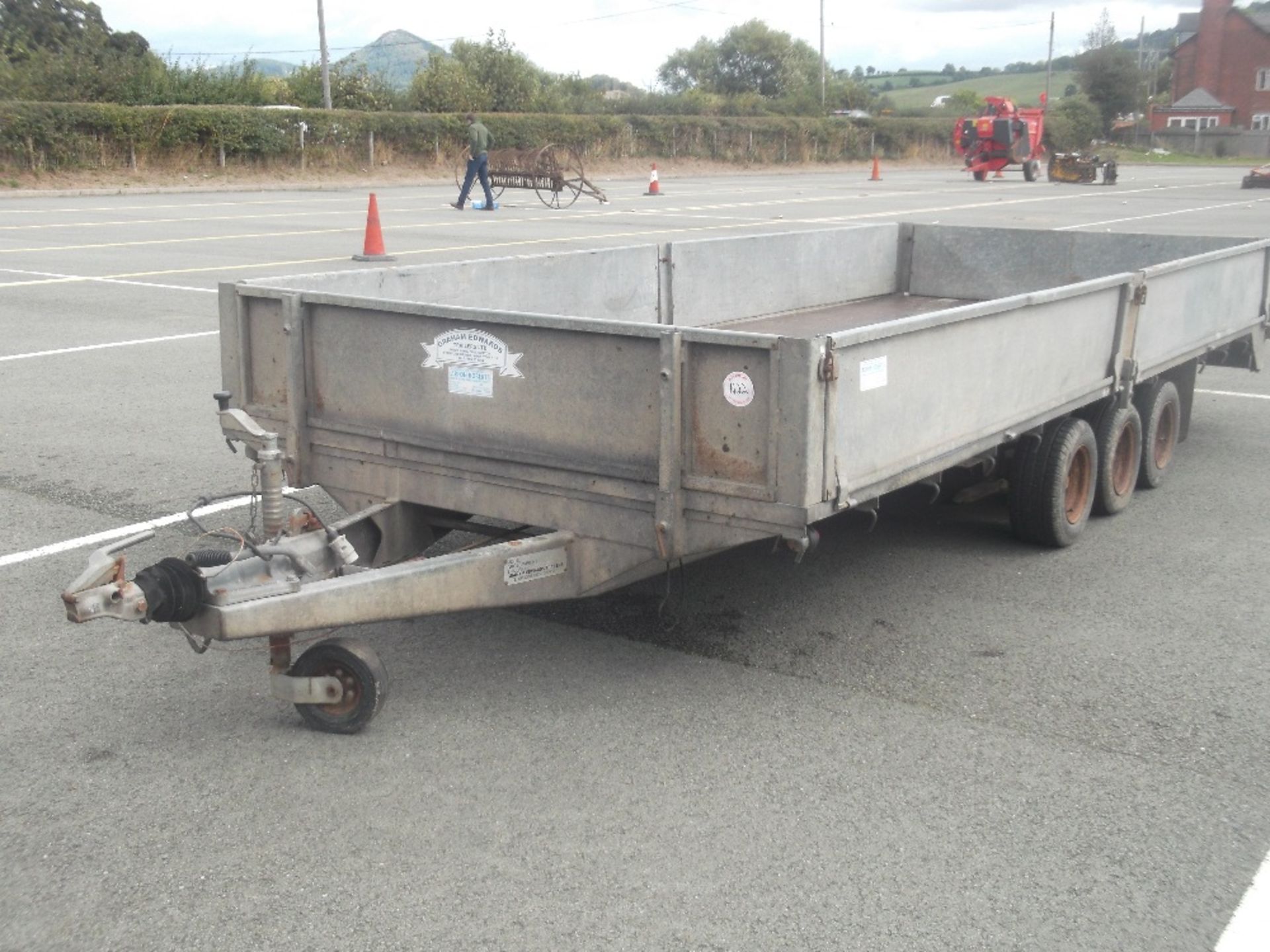 GRAHAM EDWARDS LOW LOADER TRAILER