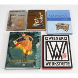 5x Wiener Werkstätten und Impressionismus. Fahr-Becker: "Wiener Werkstaetten 1903 - 1932", Köln